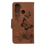Capa Huawei P smart 2020 Splendid Butterflies with Strap