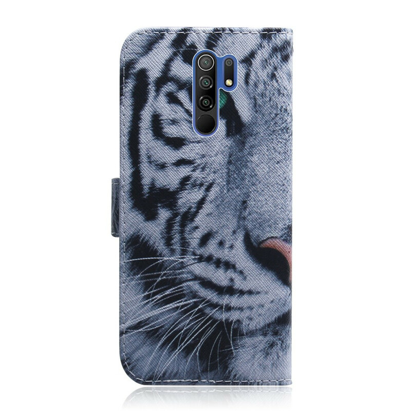 Xiaomi Redmi 9 Capa de rosto de tigre