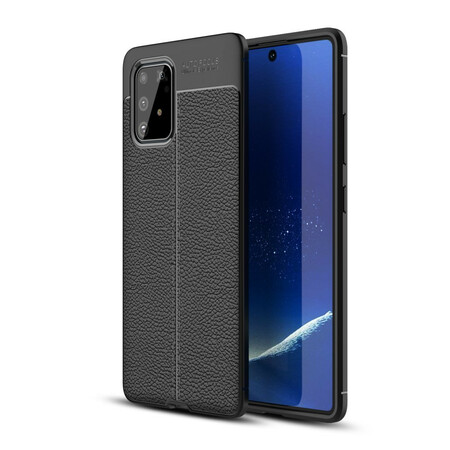 Samsung Galaxy S10 Lite Linha dupla de capas de couro
