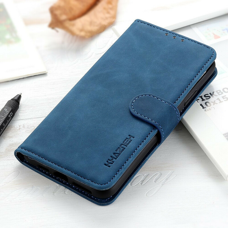 Xiaomi Redmi 9 Mate Capa de Couro Vintage KHAZNEH