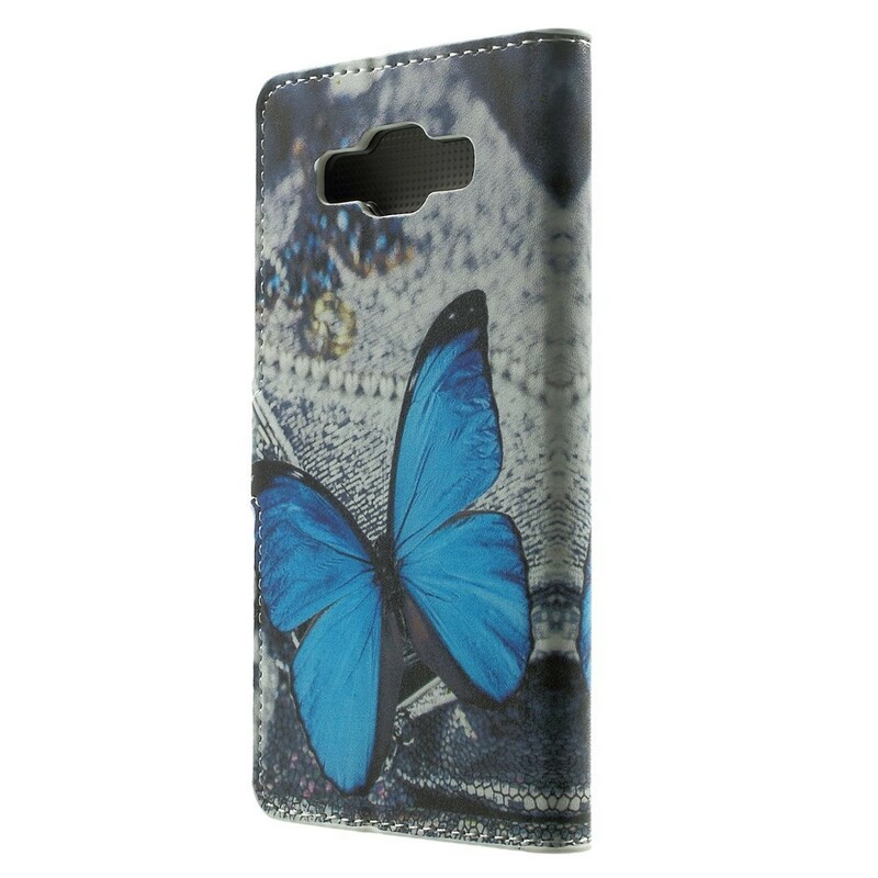 Samsung Galaxy A5 Capa Azul Butterfly