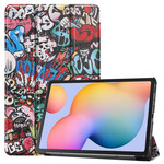 Capa Inteligente Samsung Galaxy Tab S6 Lite Graffiti Fun