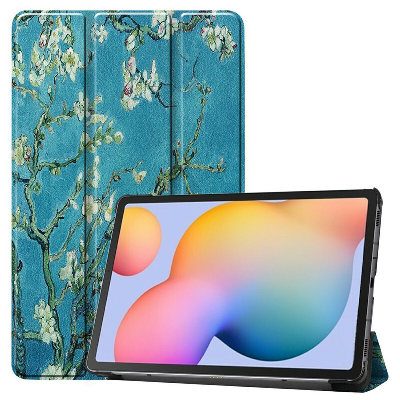 Capa Inteligente Samsung Galaxy Tab S6 Lite Ramos Floridos