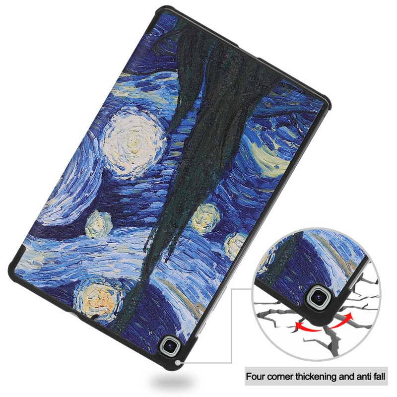 Capa inteligente Samsung Galaxy Tab S6 Lite Starry Night