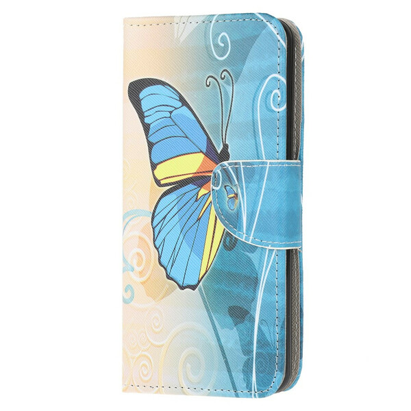 Samsung Galaxy S10 Lite Capa Butterfly Azul e Amarela