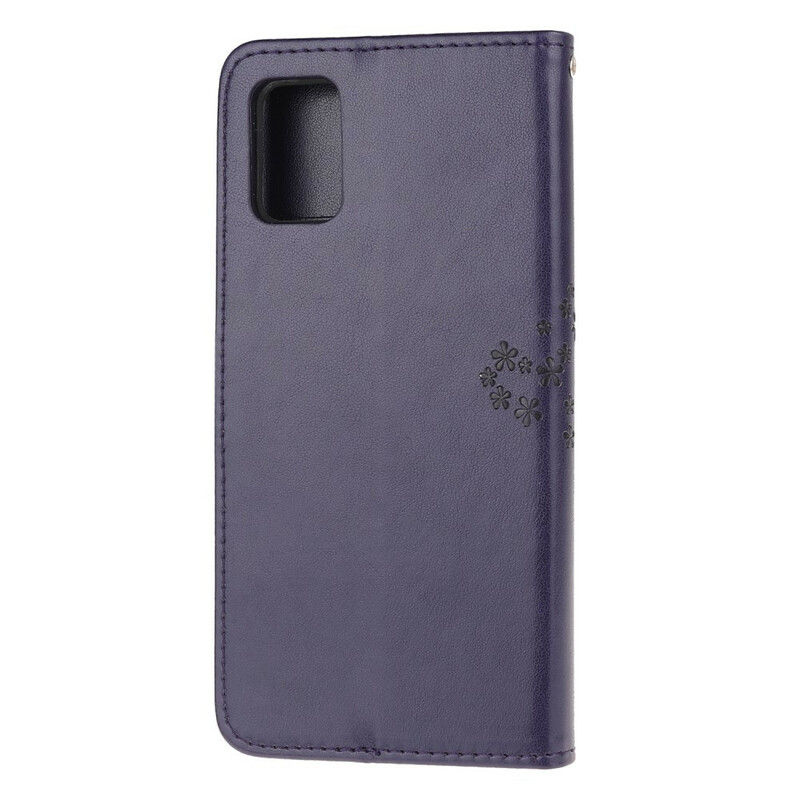 Samsung Galaxy S10 Lite Case Tree e Corujas com Bracelete
