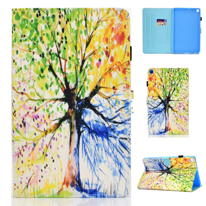 Samsung Galaxy Tab S6 Lite Case Waterercolour Tree