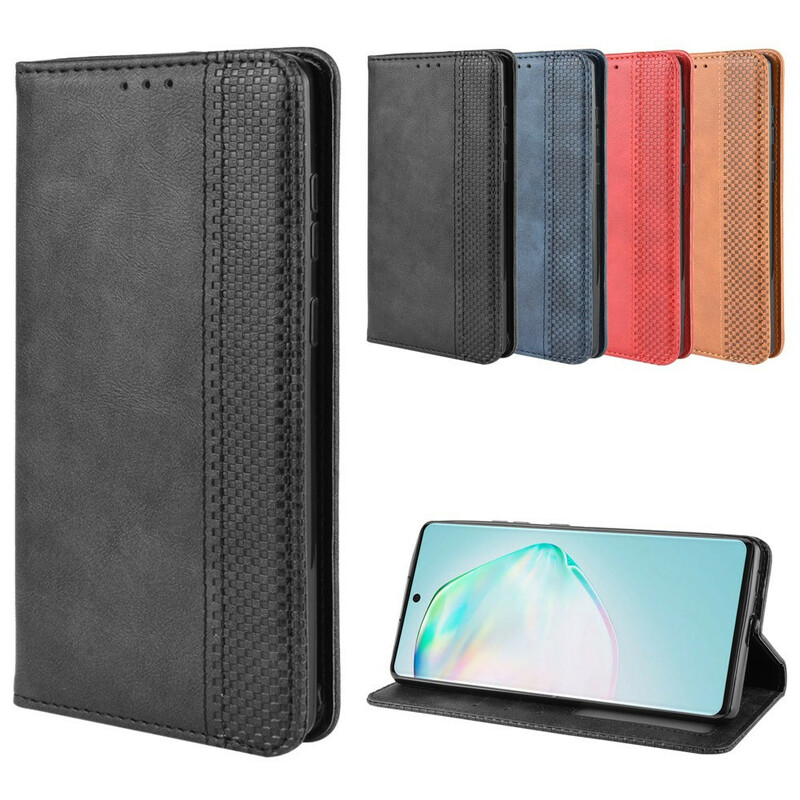 Capa Flip Cover Samsung Galaxy S10 Lite Vintage Leather Effect