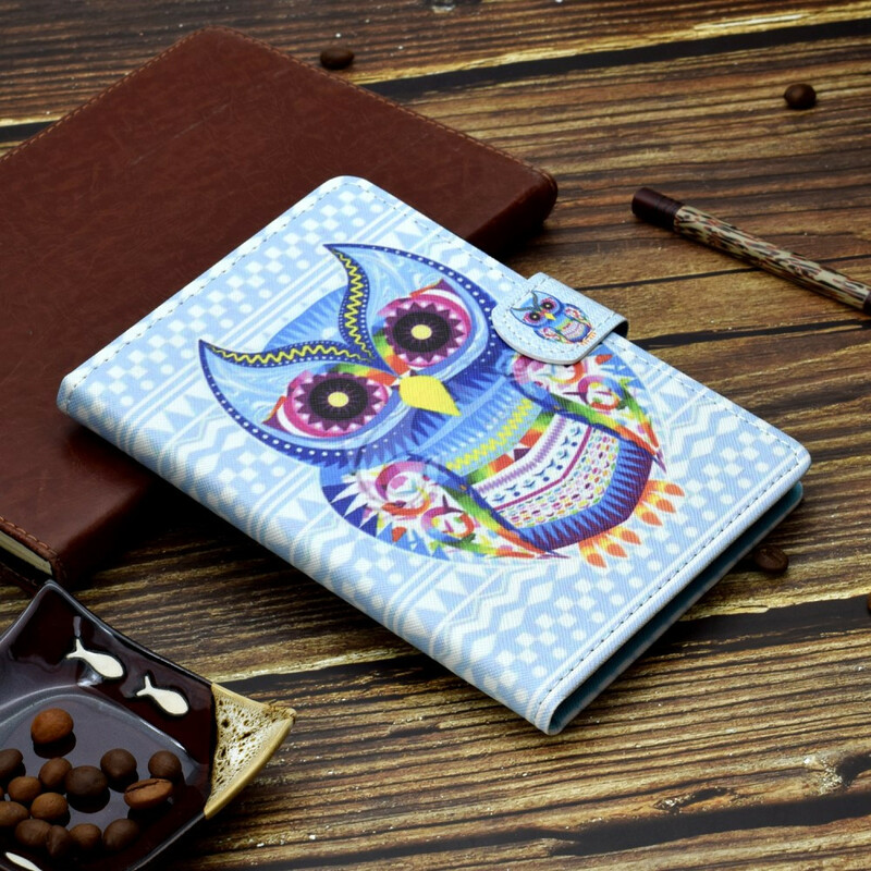 Samsung Galaxy Tab S6 Lite Case Tribal Owl