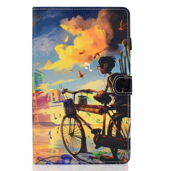 Samsung Galaxy Tab S6 Lite Bike Case Art