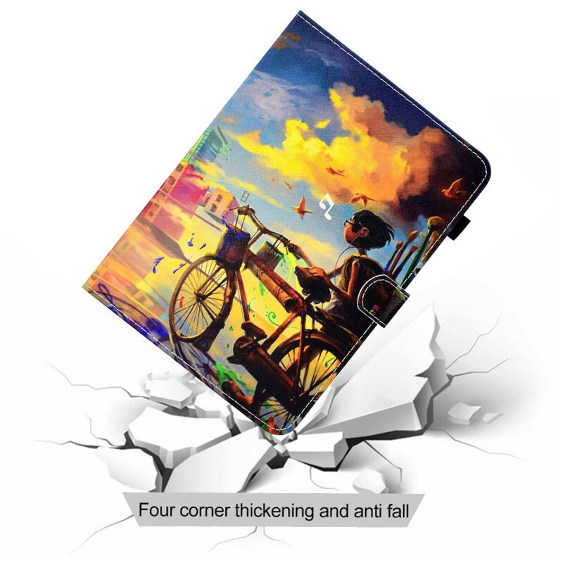 Samsung Galaxy Tab S6 Lite Bike Case Art