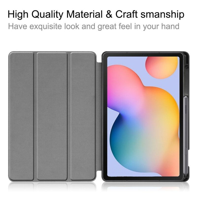 Capa Inteligente Samsung Galaxy Tab S6 Lite Capa para Lápis Não Me Toque