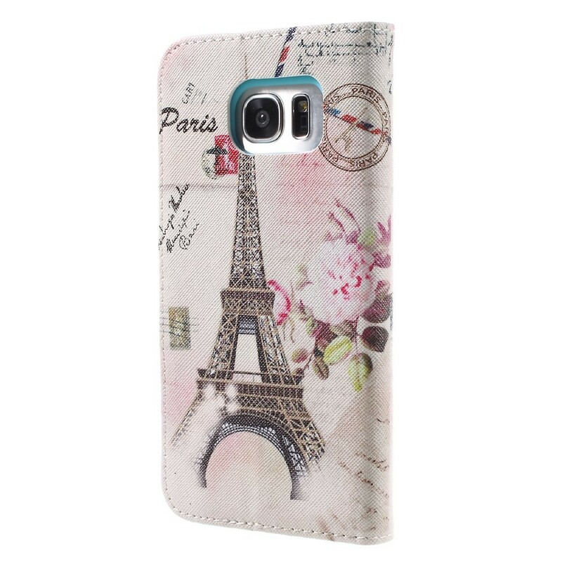 Capa Samsung Galaxy S7 Edge Elegant Eiffel Tower