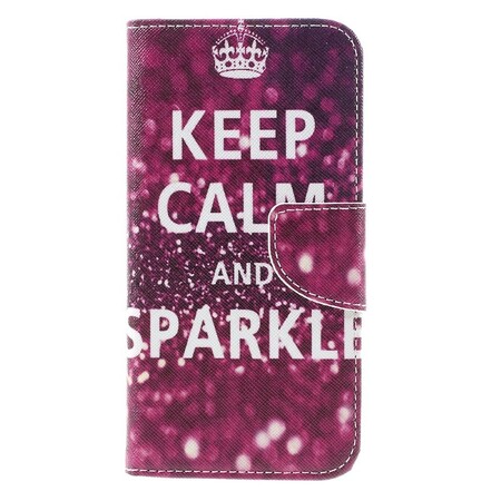 Capa Samsung Galaxy S7 Edge Keep Calm and Sparkle