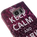 Capa Samsung Galaxy S7 Edge Keep Calm and Sparkle