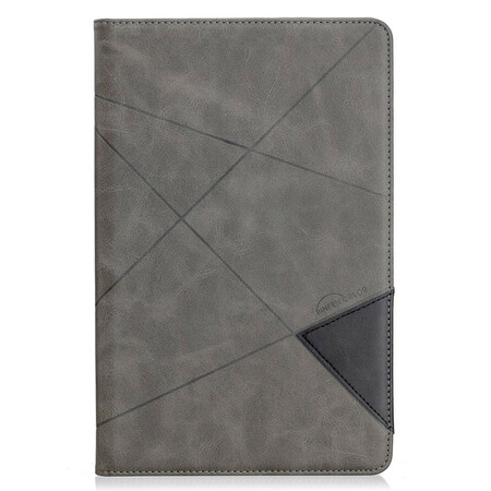 Samsung Galaxy Tab S6 Lite Capa de efeitos geométricos em pele