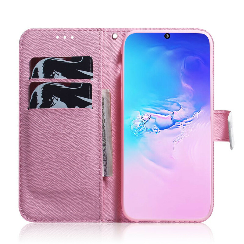 Samsung Galaxy S10 Lite Case Old Pink Flower