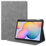 Capa Samsung Galaxy Tab S6 Lite Leather Effect Stylus