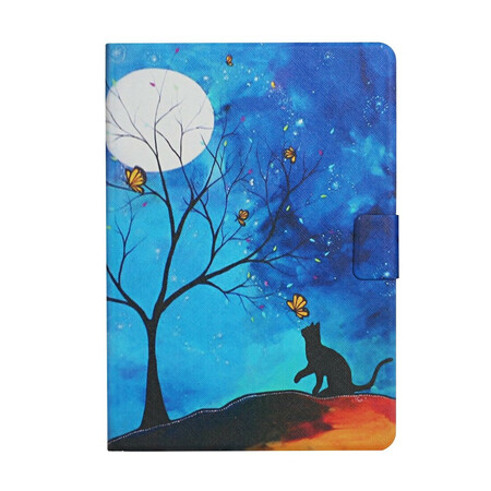 Samsung Galaxy Tab S6 Lite Case Moon and Sun Tree