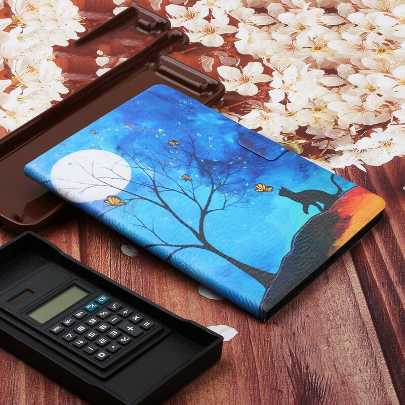Samsung Galaxy Tab S6 Lite Case Moon and Sun Tree