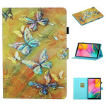 Samsung Galaxy Tab S6 Lite Case Butterflies pintadas