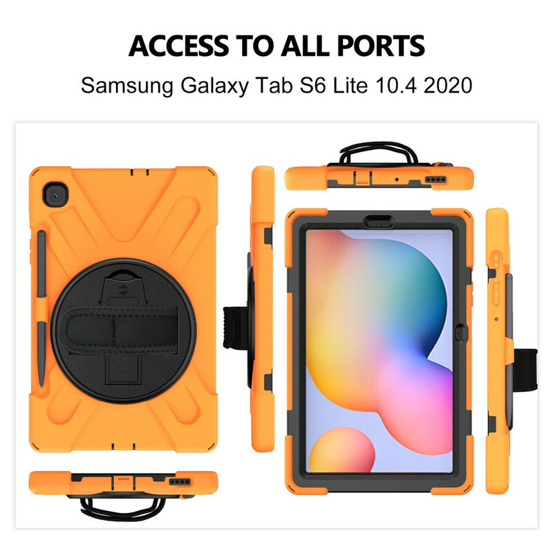 Samsung Galaxy Tab S6 Lite Capa Resistente Utra com CordÃ£o