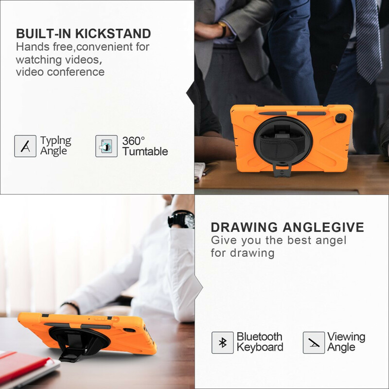 Samsung Galaxy Tab S6 Lite Capa Resistente Utra com CordÃ£o