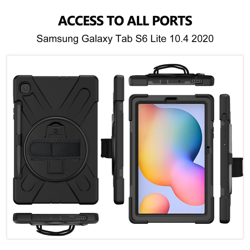 Samsung Galaxy Tab S6 Lite Utra Hard Case com alça Samsung Galaxy Tab S6 Lite Utra Hard Case com alça