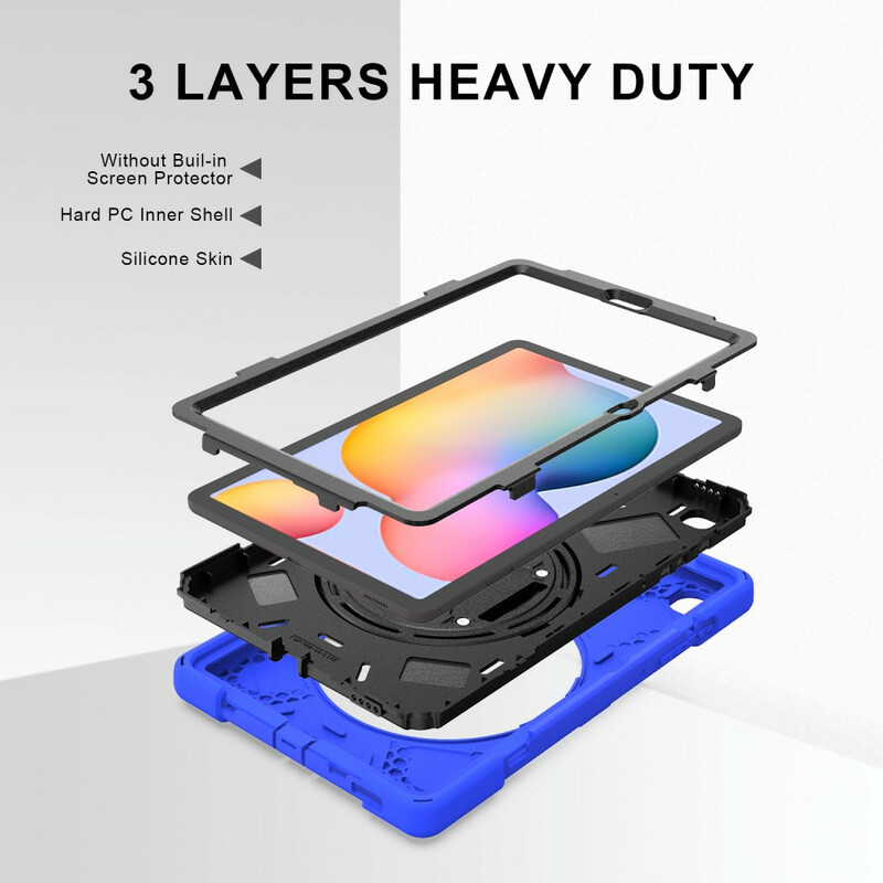 Samsung Galaxy Tab S6 Lite Capa Resistente Utra com Cordão Samsung Galaxy Tab S6 Lite Capa Resistente Utra com Cordão