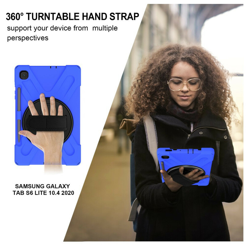 Samsung Galaxy Tab S6 Lite Capa Resistente Utra com Cordão Samsung Galaxy Tab S6 Lite Capa Resistente Utra com Cordão
