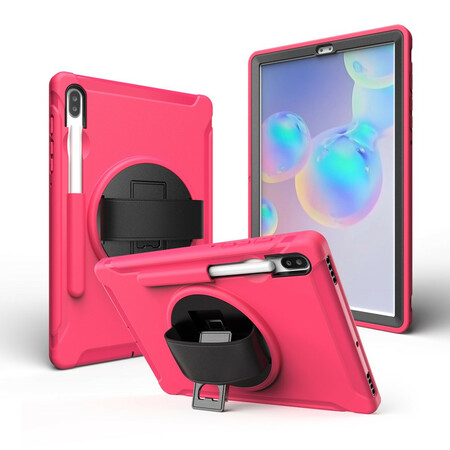 Samsung Galaxy Tab S6 Capa de protecção tripla com alça e suporte