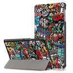 Capa Inteligente Samsung Galaxy Tab S5e Graffiti Reforçado