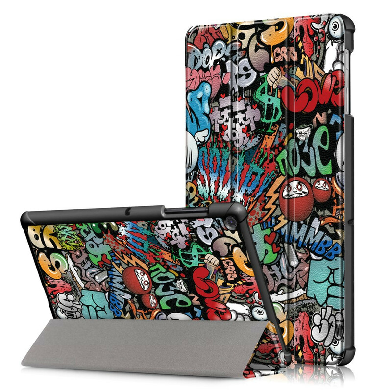 Capa Inteligente Samsung Galaxy Tab S5e Graffiti Reforçado