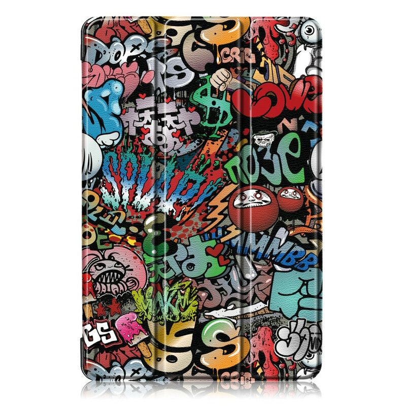 Capa Inteligente Samsung Galaxy Tab S5e Graffiti Reforçado