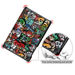 Capa Inteligente Samsung Galaxy Tab S5e Graffiti Reforçado