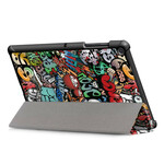 Capa Inteligente Samsung Galaxy Tab S5e Graffiti Reforçado