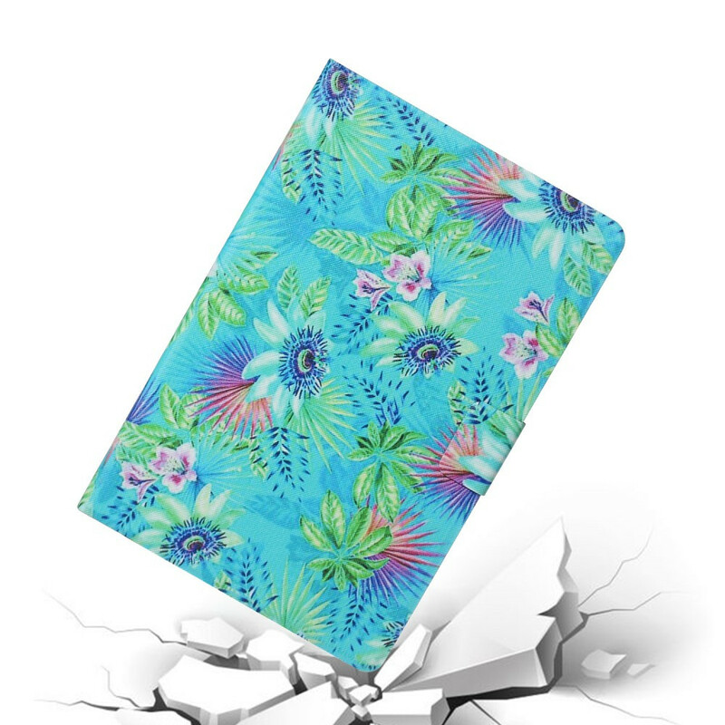 Samsung Galaxy Tab S5e Case Flowers e Folhas