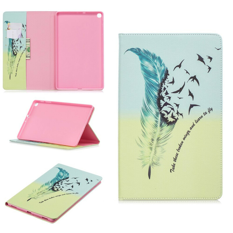 Samsung Galaxy Tab A 10.1 (2019) Feather Learn To Fly Case