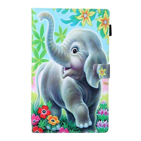 Samsung Galaxy Tab A 10.1 (2019) Capa de Elefante Divertido
