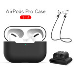 Capa de silicone AirPods Pro com cordÃ£o de auriculares