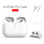 Capa de silicone AirPods Pro com cordÃ£o de auriculares