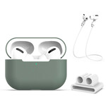 Capa de silicone AirPods Pro com cordÃ£o de auriculares