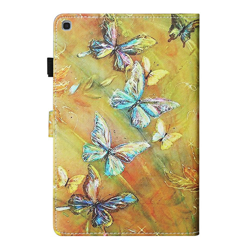 Samsung Galaxy Tab A 10.1 Case (2019) Butterflies pintadas