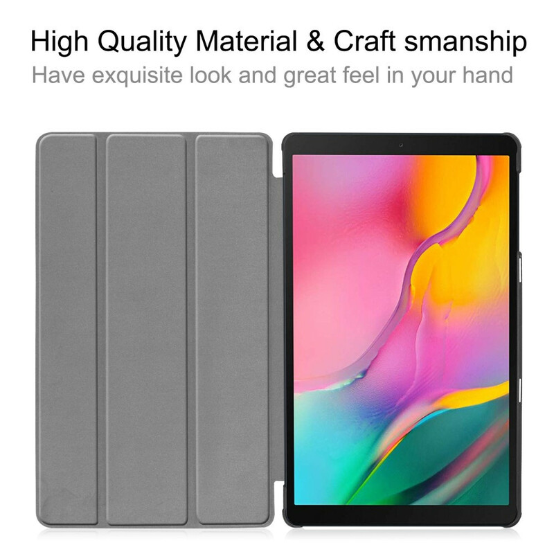 Capa inteligente samsung Galaxy Tab A 10.1 (2019) Three Flaps Classic