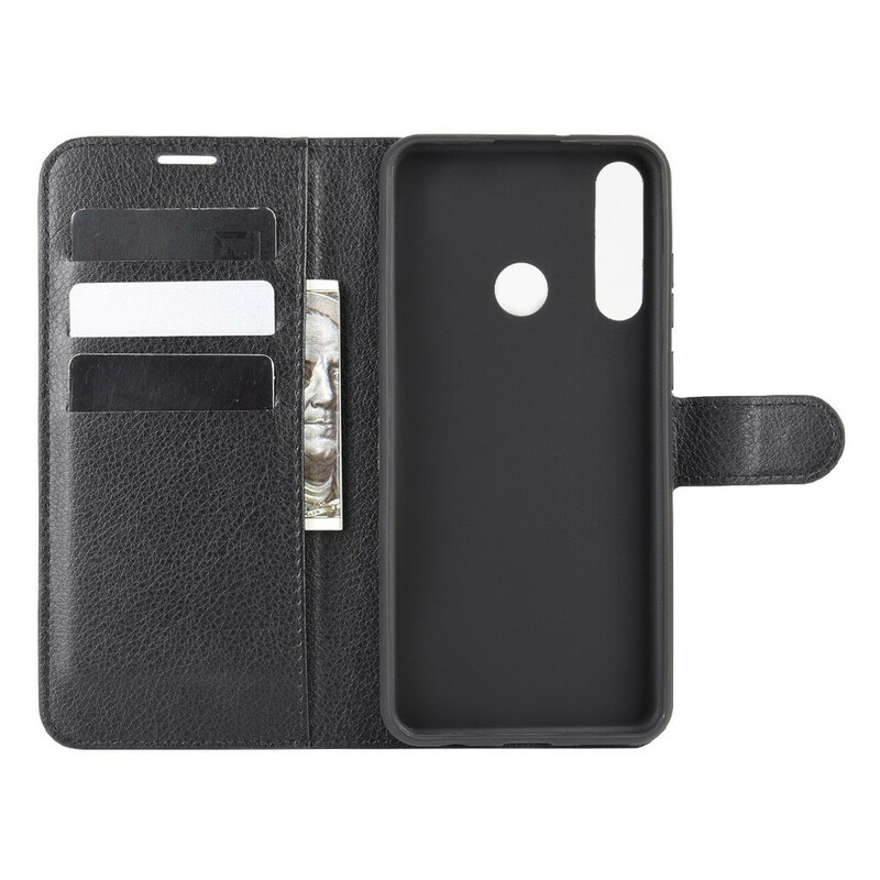 Case Huawei Y6p Leatherette Classic Litchi