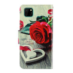 Capa de cinta romântica cor-de-rosa Huawei Y5p