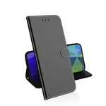 Huawei Y5p Espelho de capa de couro