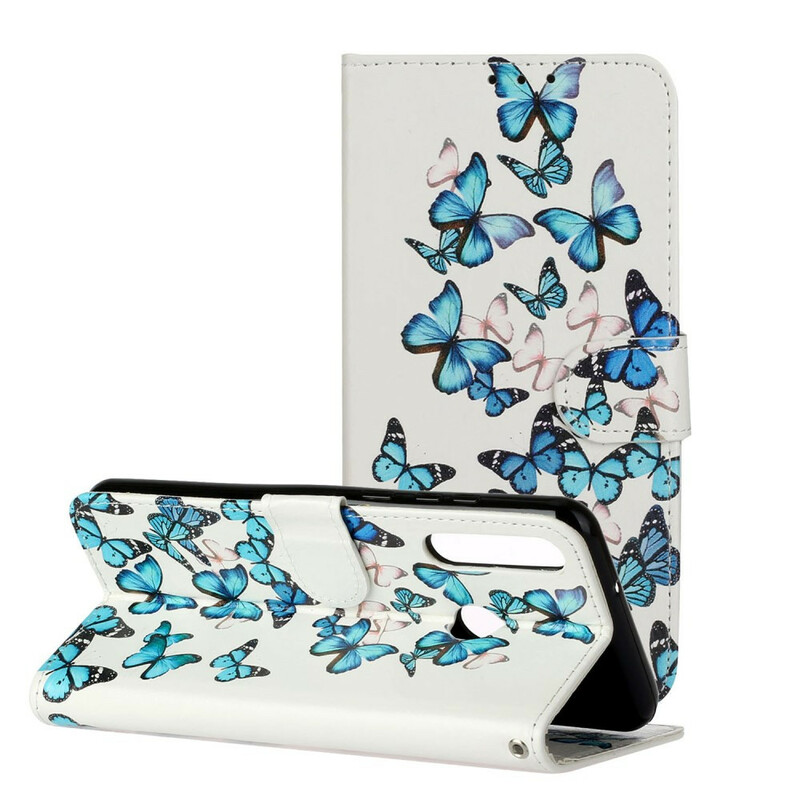 Capa Flip Huawei Y6p Myriad of Butterflies