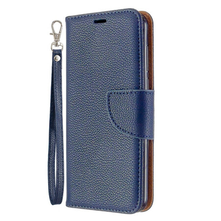 Capa Huawei Y5p Litchi Aba oblíqua de Litchi
