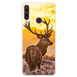 Huawei Y6p Case Deer and Landscape